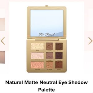 Too Faced Natural Mattes Eye Shadow Palette